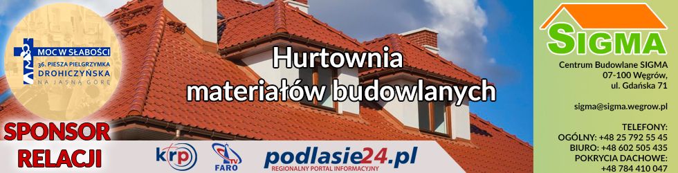 Sponsor relacji z pielgrzymki - SIGMA